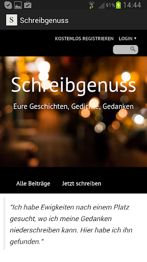 Schreibgenuss