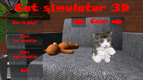 Cat simulator 3D poster 1