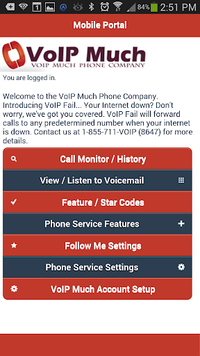 VoIP Much User Portal