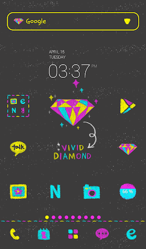 vivid diamond dodol theme