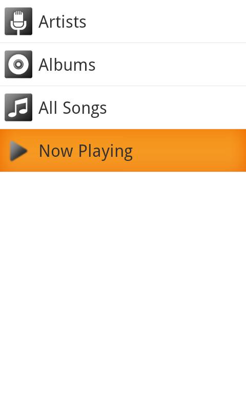 Accessible Music Player UK Screen 2