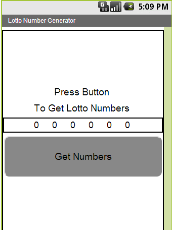 Irish Lotto Number Generator