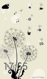 Launcher 8 theme:Dandelions poster 2