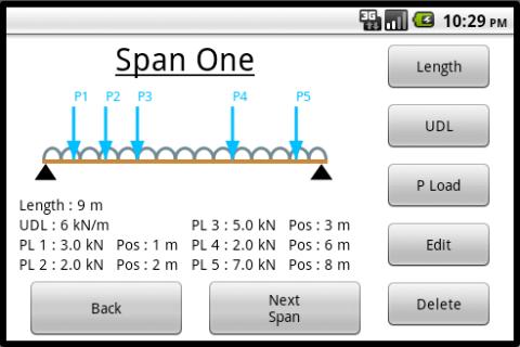 Android application EasyBeam screenshort