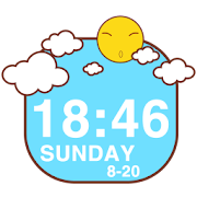 Sunshine Clock Widget  Icon