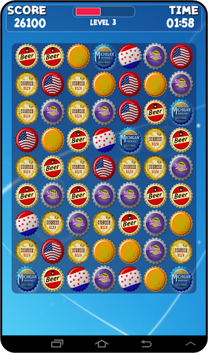 Bottle Caps Splash Game