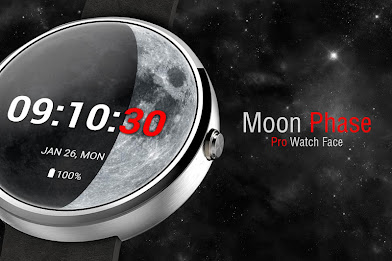 Moon Phase PRO - Watch Face poster 1