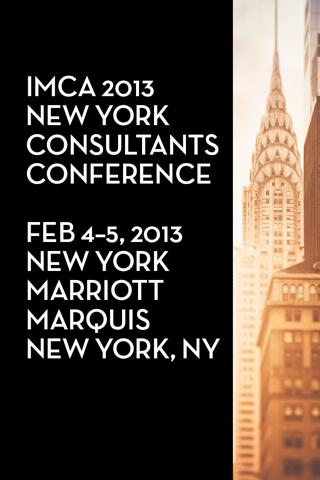 IMCA 2013 New York Consultants