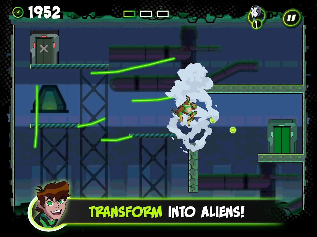 Ben 10 Cavern Run - screenshot