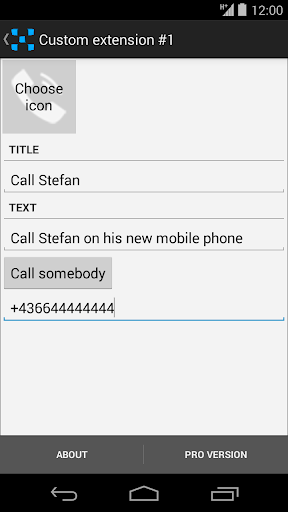DashClock custom extension