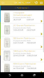 Finanzen.net Goldshop Screenshots 3