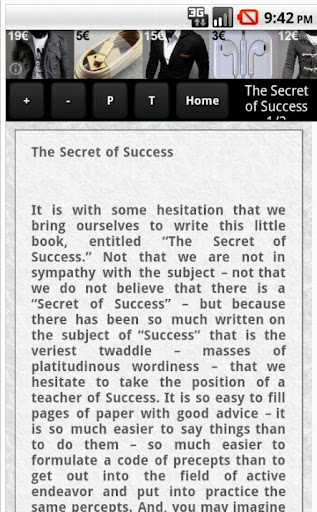 The secret of success