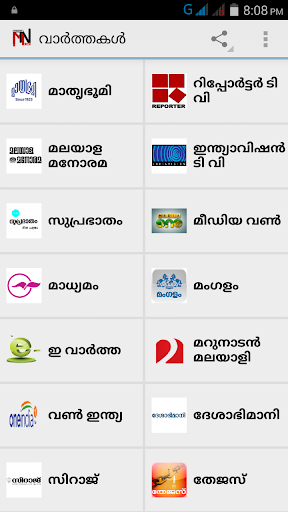 All Malayalam Newspapers