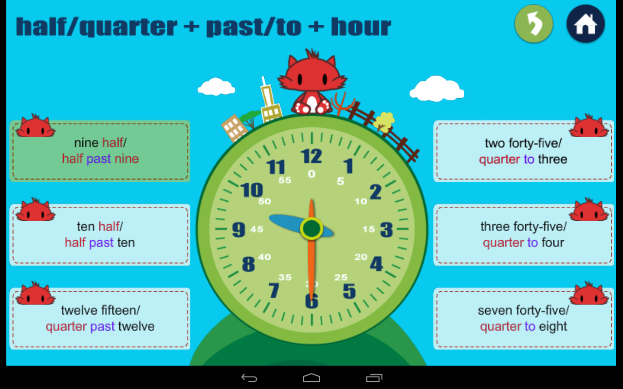 worksheet Learning Time kids learn time android apps on google play screenshot