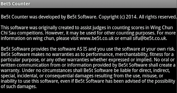 Free Be5t Counter APK