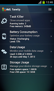 AVG Battery Saver & TuneUp - screenshot thumbnail