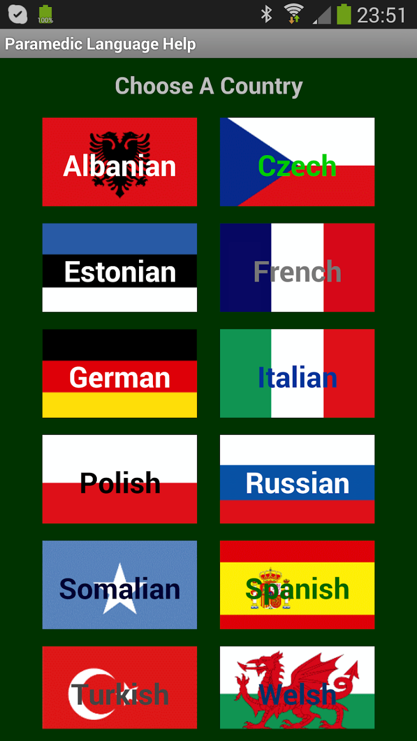 Paramedic Help Screen 1