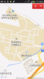 Map Gyeongsang National University poster 2