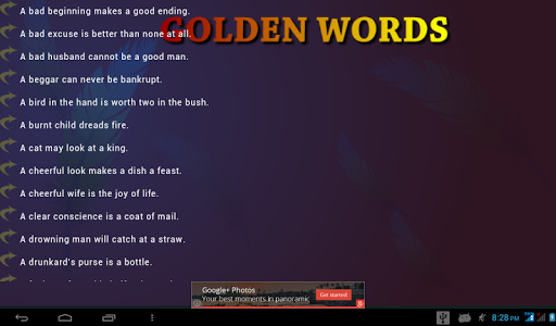 Golden Words