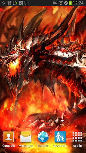 Magma Dragon Animated LWP