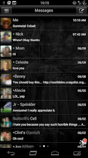 GO SMS Gunmetal Cobalt Theme(圖3)-速報App
