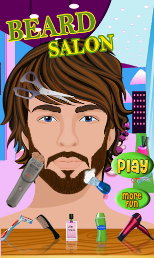 Crazy Beard Salon Girls Games