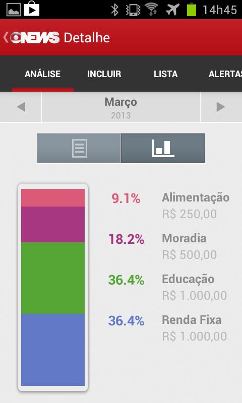 Conta Corrente Globo News Screen 3