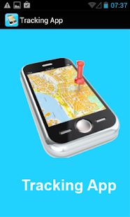 Android application Tracking App screenshot