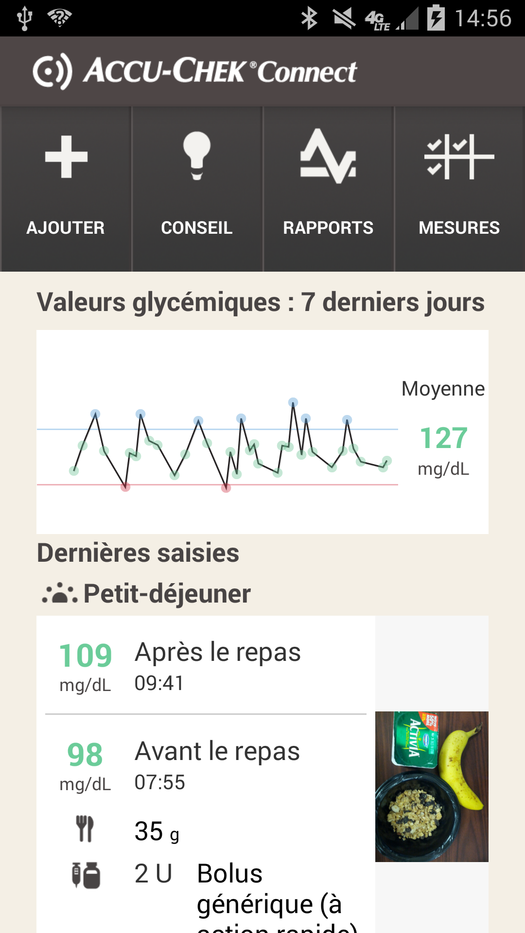 Android application ACCU-CHEK® Connect App - EU screenshort