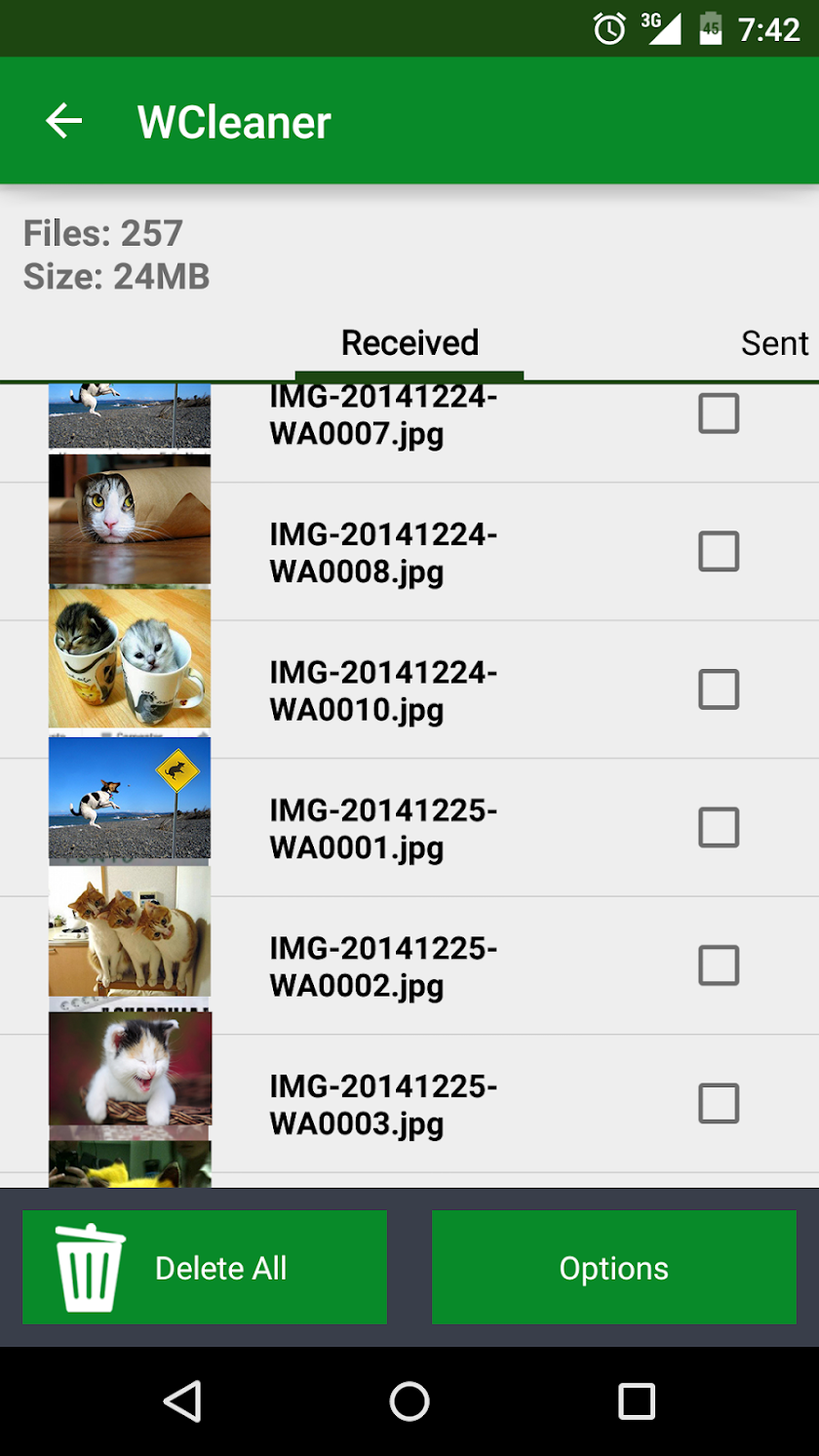 WCleaner for WA (No Ads) Screen 2