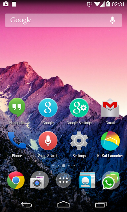 Kcin Launcher - support Kitkat - screenshot