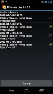 Ultimate Umpire Game Scorecard Screenshots 1