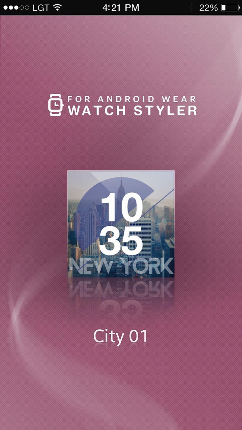 Watch Face Android - City Screen 3