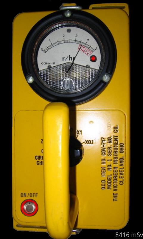 Android application Geiger Counter PRO screenshort