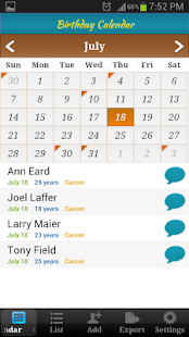 Birthday Calendar(圖8)-速報App
