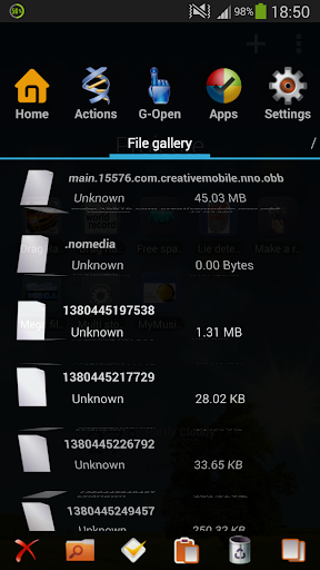 Mega file browser