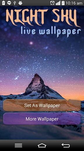 Night Sky Live Wallpaper