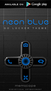 NEON BLUE Next Launcher Theme(圖7)-速報App