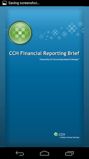 CCH Financial Reporting Brief