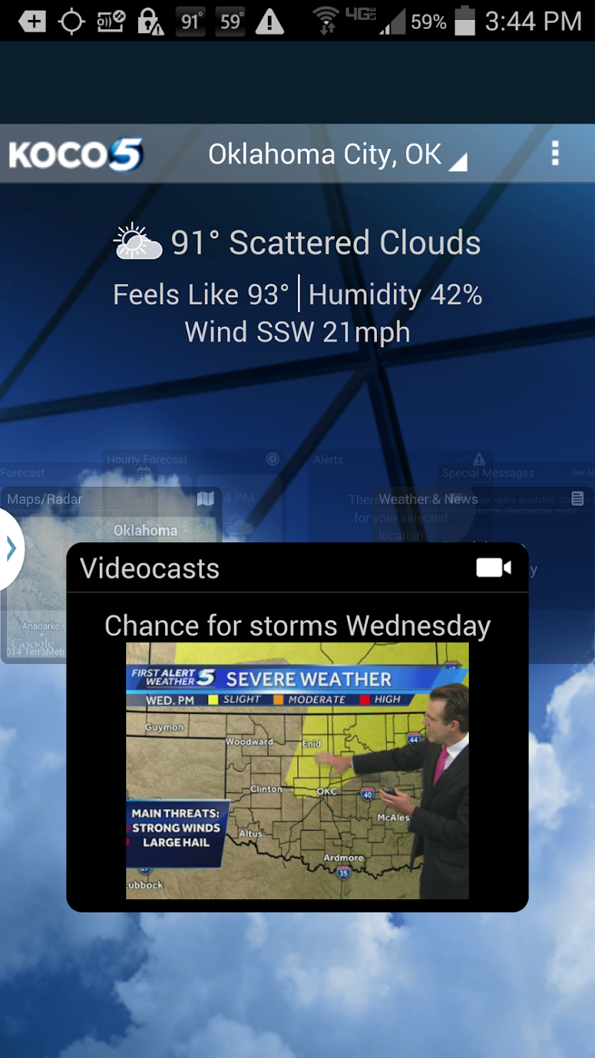 KOCO Weather Screen 2