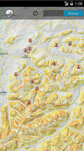 CHIEMGAU map for winter sports