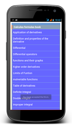 Calculus Formulae Handbook