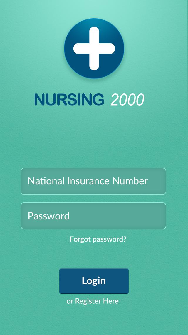 Nursing 2000 Shift Manager App Screen 2