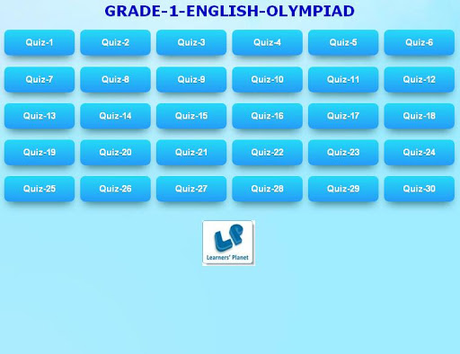 ENGLISH OLYMPIAD GRADE-1