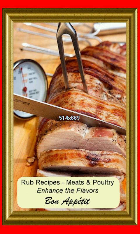 Rub Recipes - Meats &amp; Poultry Screen 1