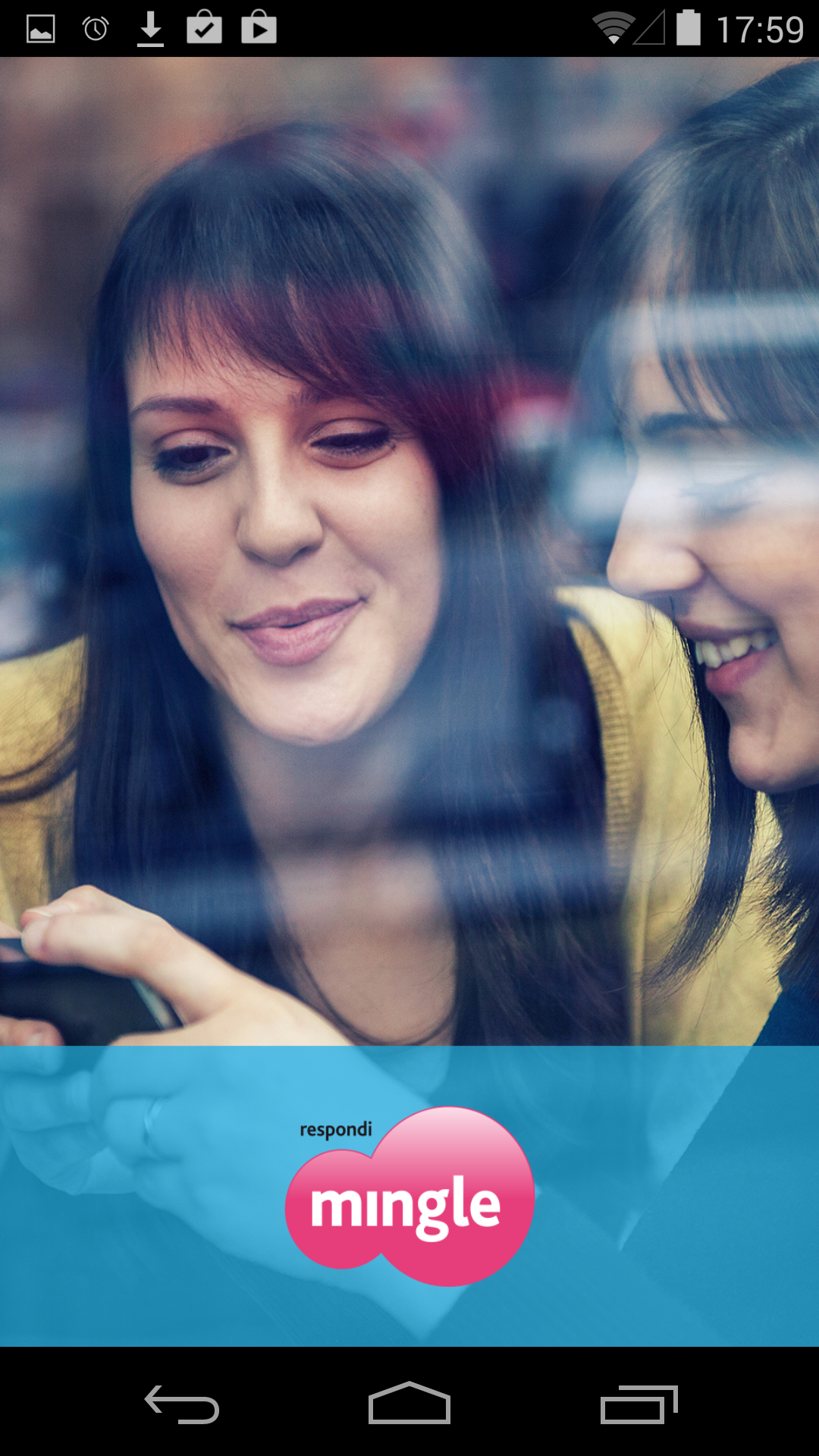 Android application mingle - your opinion counts screenshort