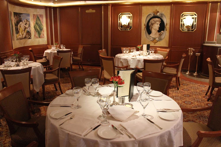 Head to the Michelangelo restaurant for anytime dining on Emerald Princess.