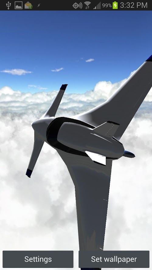 Android application Flying High Live Wallpaper HD screenshort