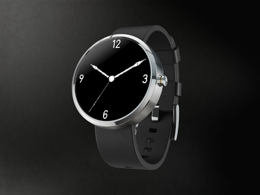 Handwriting Black Watchface