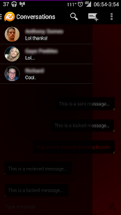 Free Download EvolveSMS Theme Cherries APK for Android